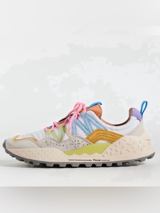Flower Mountain Shoes - NWT Flower Mountain Washi Sneakers in Beige/White/Multi